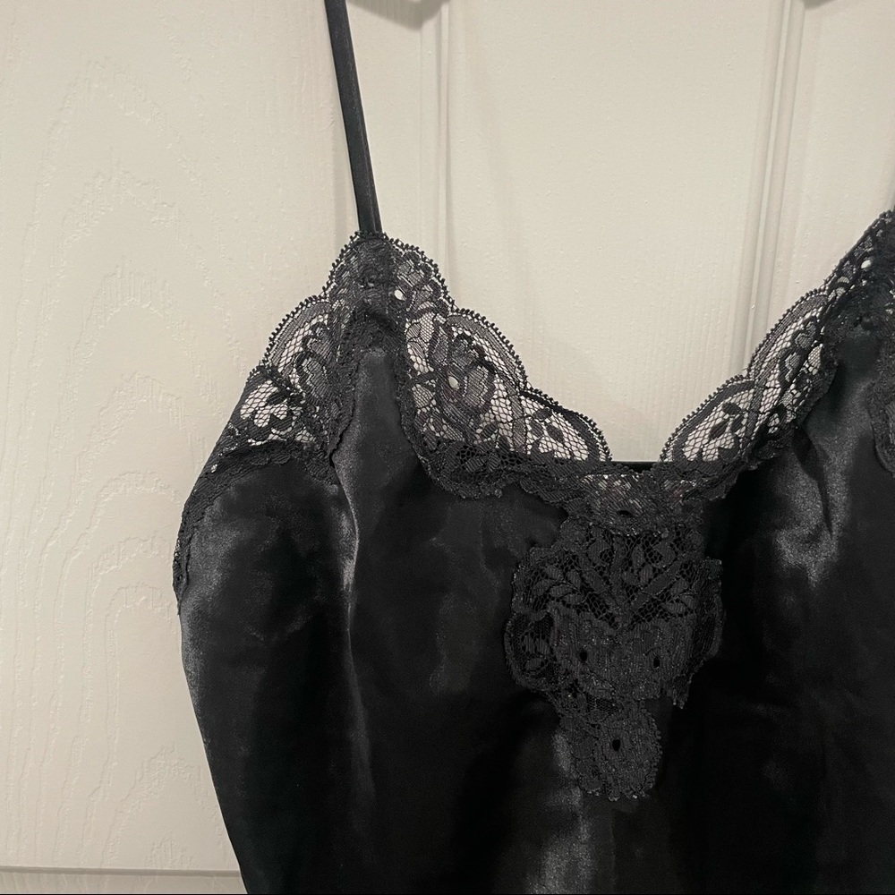 Victoria Secret Black Lace Tank Top